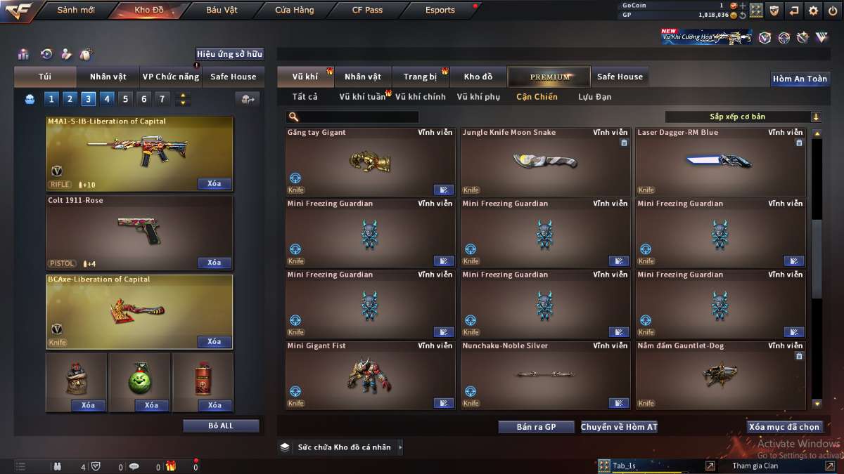 shop acc cf uy tin gia re